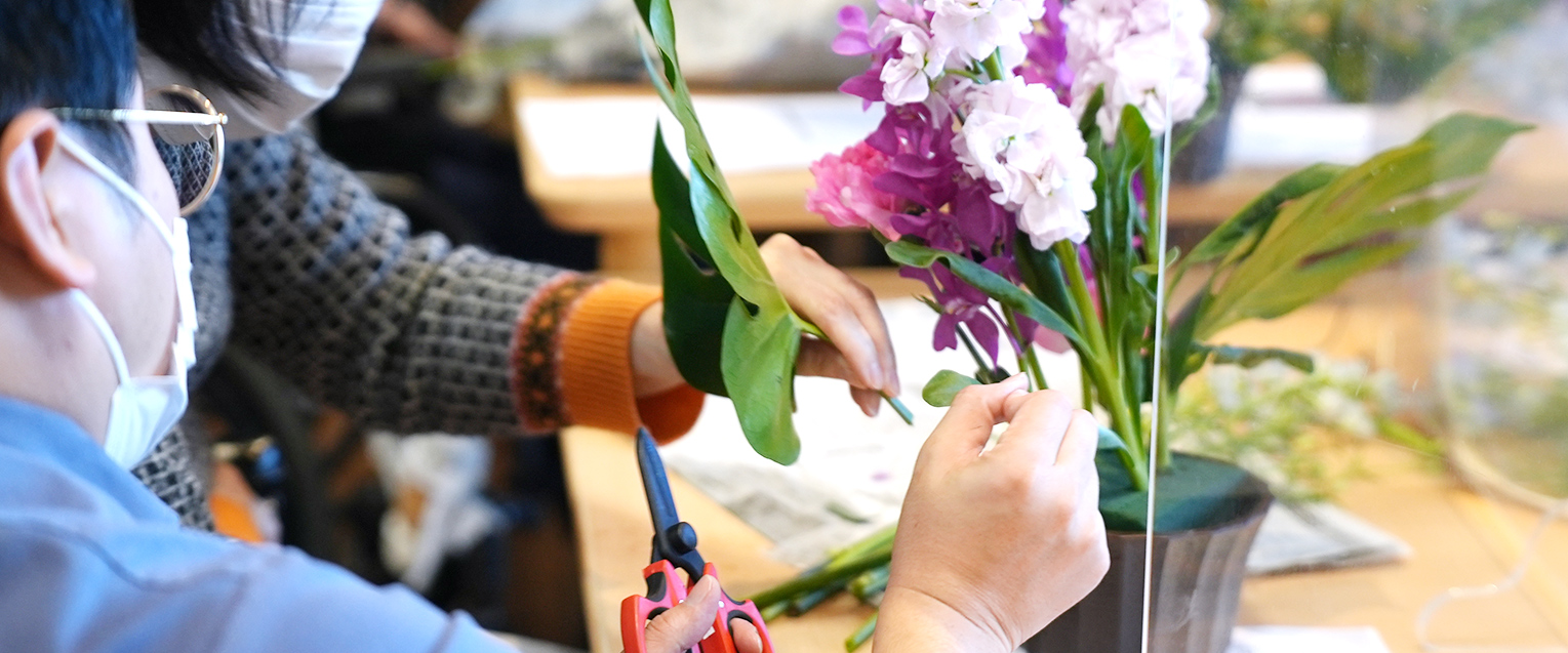 さまざまな特技を持ったスケッターさんによりレクリエーションが充実した