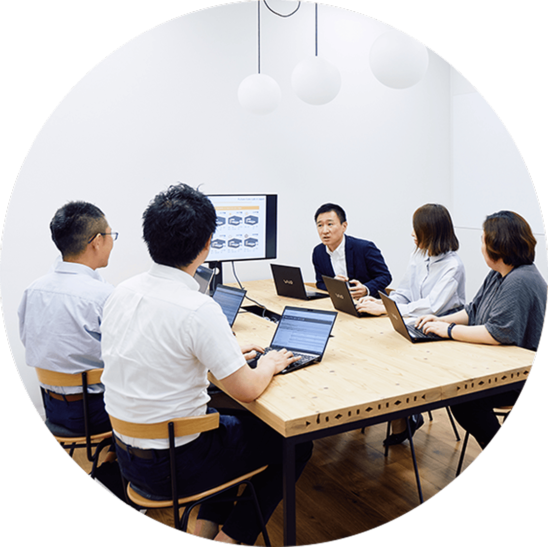 チームミーティングの様子